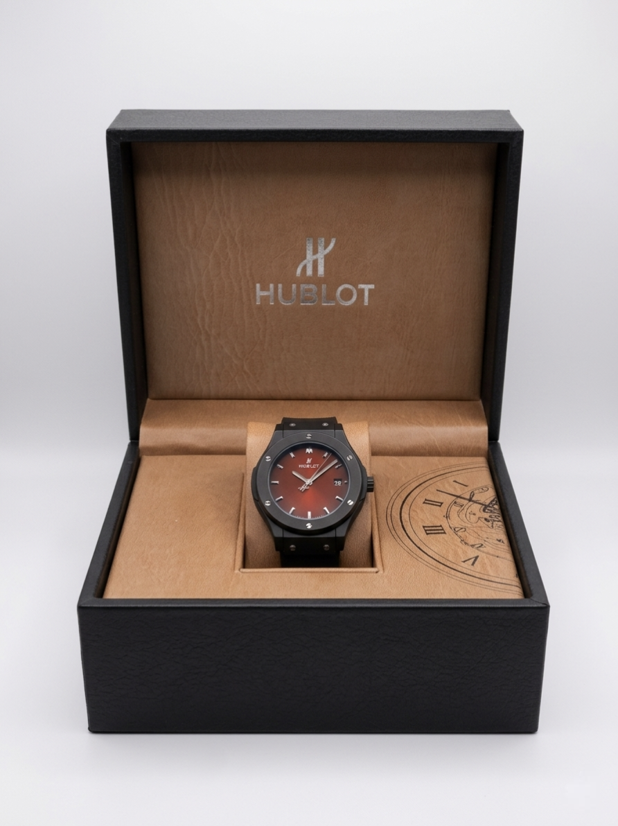 Hublot Classic Fusion | Stealth All Black Edition | Premium Rubber Strap