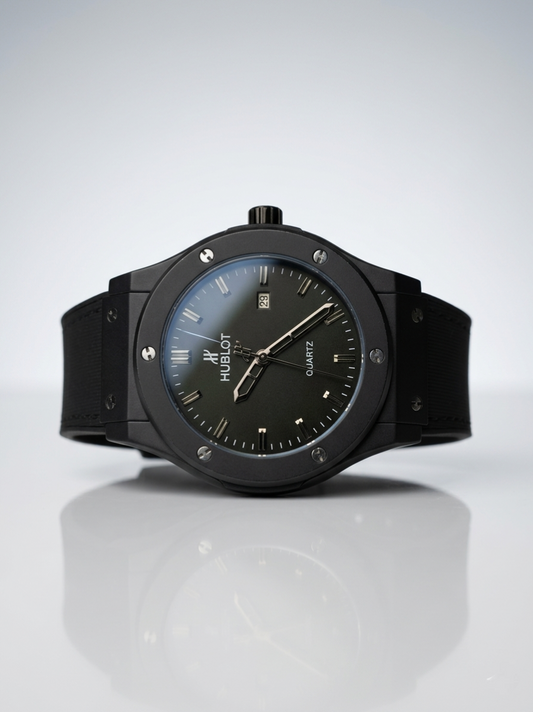 Hublot Classic Fusion | Stealth All Black Edition | Premium Rubber Strap